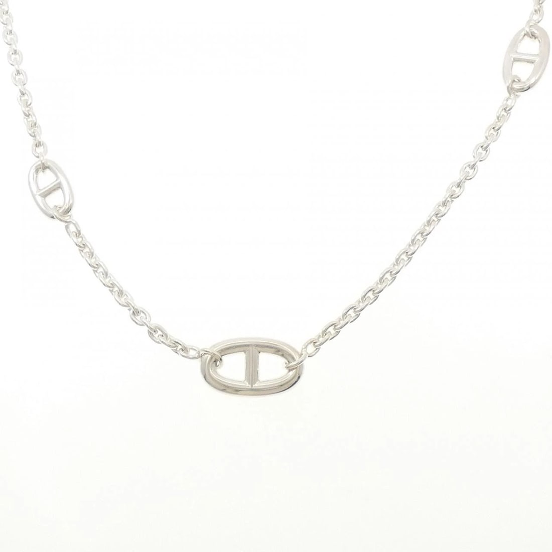 HERMES FARANDOLE NECKLACE: Hermes Farandole Necklace Brand: HERMES Type/Style: Hermes Necklace Material: 925Silver, Color: Silver Size: Length78cmActual Size Max width approx.: 13.8mm Chain maximum width approx.: 4.0mm