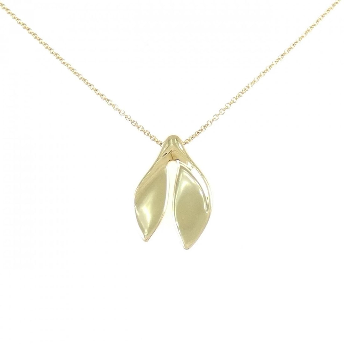 TIFFANY&CO. 750YG NECKLACE: TIFFANY&Co. 750YG Necklace Brand: TIFFANY&Co. Type/Style: TIFFANY&Co. Necklace Material: 750 yellow gold, Color: yellow gold Size: Length38cmActual Size Pendant length approx. x width approx.: