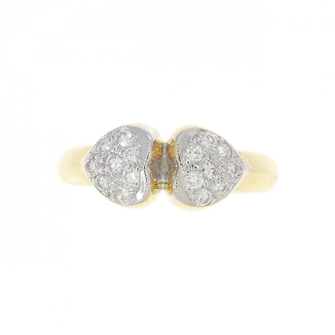 PONTE VECCHIO DIAMOND RING: Ponte Vecchio Diamond Ring Brand: Ponte Vecchio Type/Style: Ponte Vecchio Ring Material: 18K Yellow Gold / 18K White Gold, Main Stone Natural Color: YG,WG Size: US5 Accessories: None Accessories