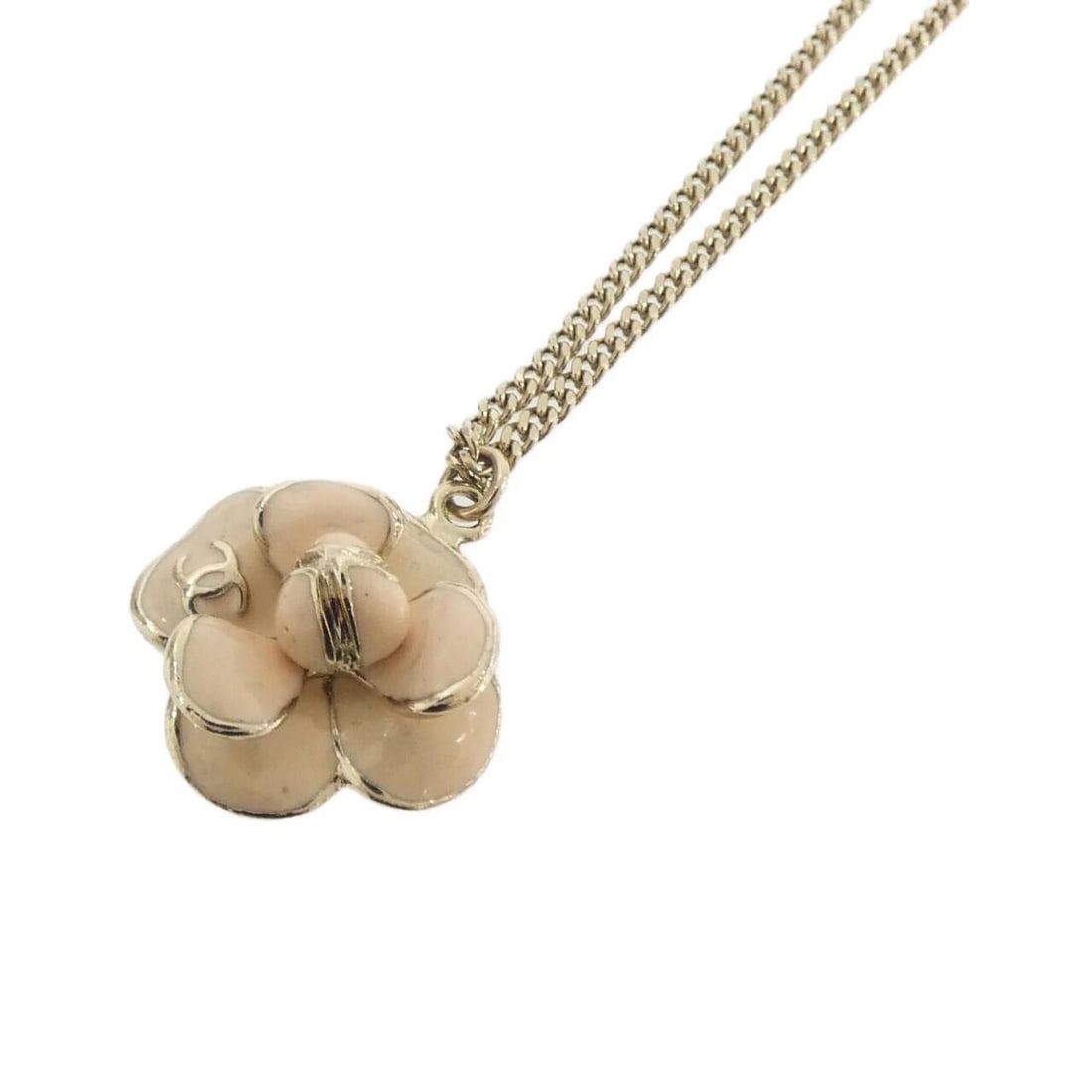 CHANEL NECKLACE: Chanel Necklace Brand: CHANEL Type/Style: Chanel Necklace Material: None, Color: PINK / GOLD Metal Size: Length: 44 cm Top Width x Height: 2 cm x 2 cm Accessories: None Accessories Notice: When