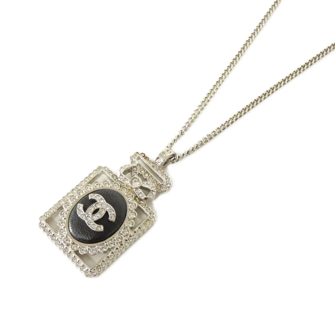 CHANEL NECKLACE: Chanel Necklace Brand: CHANEL Type/Style: Chanel Necklace Material: Ram, Color: None Size: Length: 42/60 cm Top Width x Height: 2.2 cm x 4.2 cm Accessories: None Accessories Notice: When purchasing
