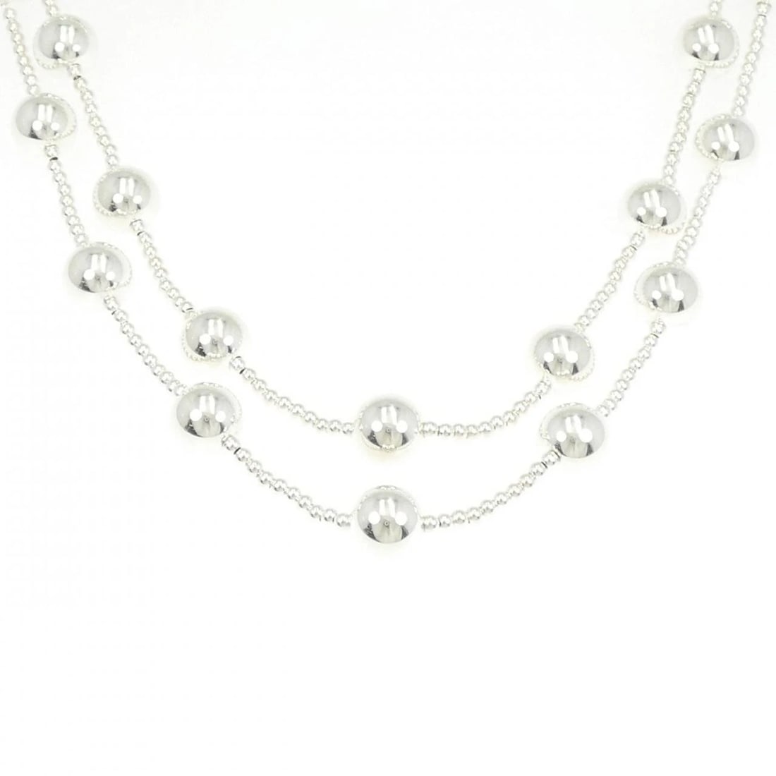 TIFFANY&CO. 925 NECKLACE: TIFFANY&Co. 925 Necklace Brand: TIFFANY&Co. Type/Style: TIFFANY&Co. Necklace Material: 925Silver, Color: Silver Size: Length94cmActual Size Motif maximum width approx.: 11.9mm Chain maximum width
