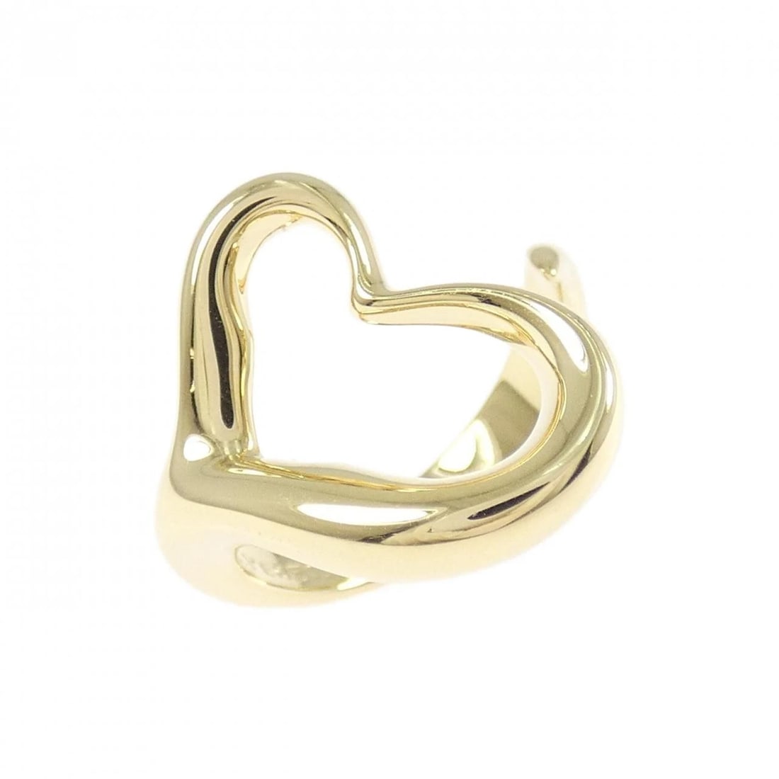 TIFFANY & CO. OPEN HEART RING: TIFFANY & Co. Open Heart Ring Brand: TIFFANY&Co. Type/Style: TIFFANY & Co. Ring Material: 750 yellow gold, Color: Yellow Gold Size: US6 1/4 Accessories: None Accessories Notice: When purchasing