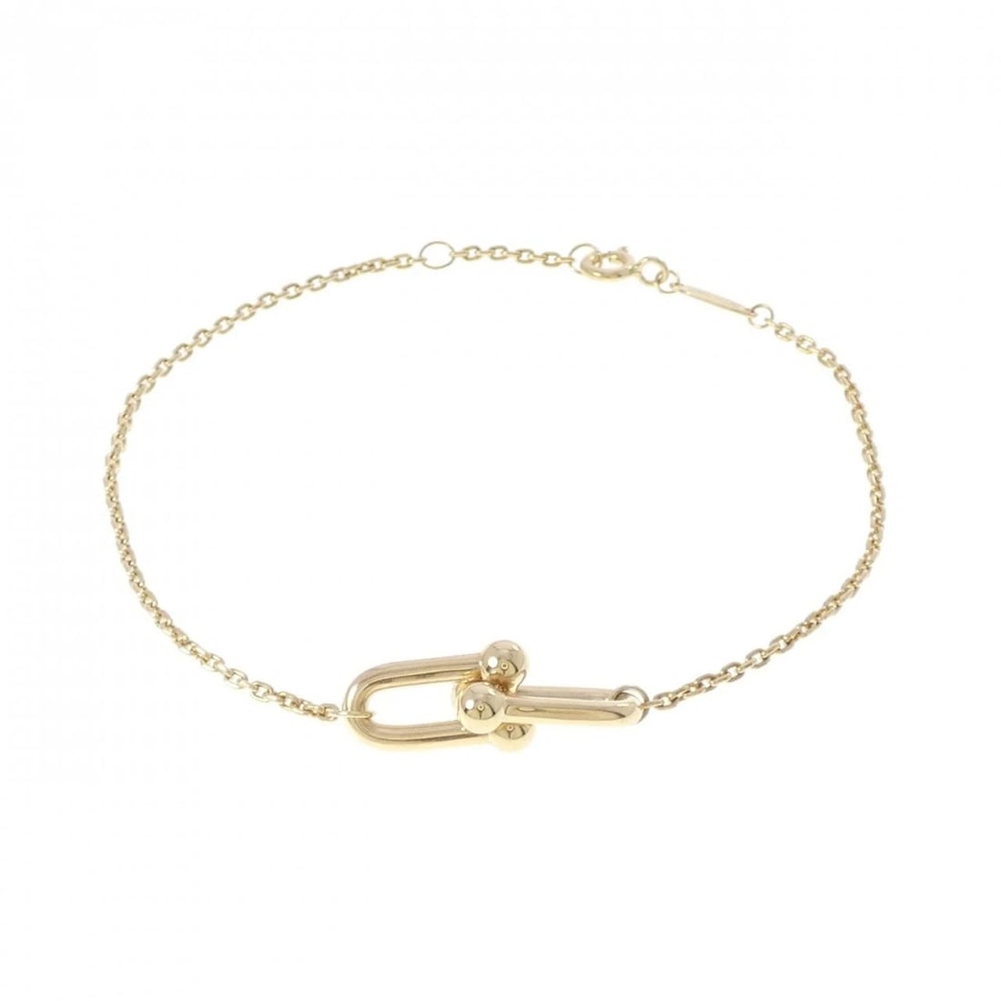 TIFFANY & CO. DOUBLE LINK BRACELET: TIFFANY & Co. Double Link Bracelet Brand: TIFFANY&Co. Type/Style: TIFFANY & Co. Bracelet Material: 750 yellow gold, Color: Yellow Gold Size: 17.5?19cmActual Size Max width approx: 8.3mm Accessories: