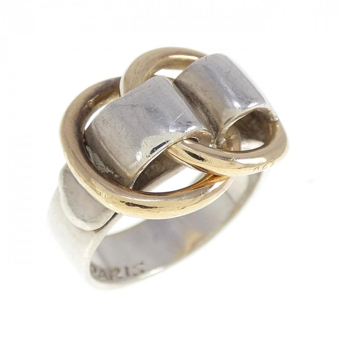 HERMES DO THE NO RING: Hermes Do the No Ring Brand: HERMES Type/Style: Hermes Ring Material: Hall mark, Color: None Size: US4 1/2 Accessories: None Accessories Notice: When purchasing pre-owned goods, please refer to the