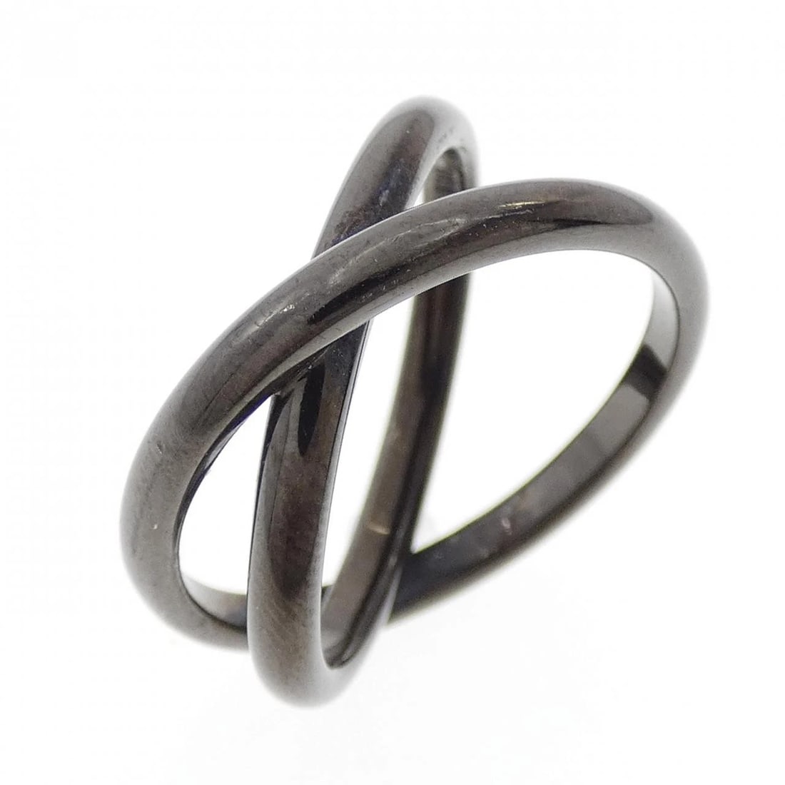 MIKIMOTO CROSSING BAND RING: MIKIMOTO Crossing Band Ring Brand: MIKIMOTO Type/Style: Mikimoto Ring Material: K18 brown gold, Color: Brown Gold Size: US6 Accessories: None Accessories Notice: When purchasing pre-owned goods,