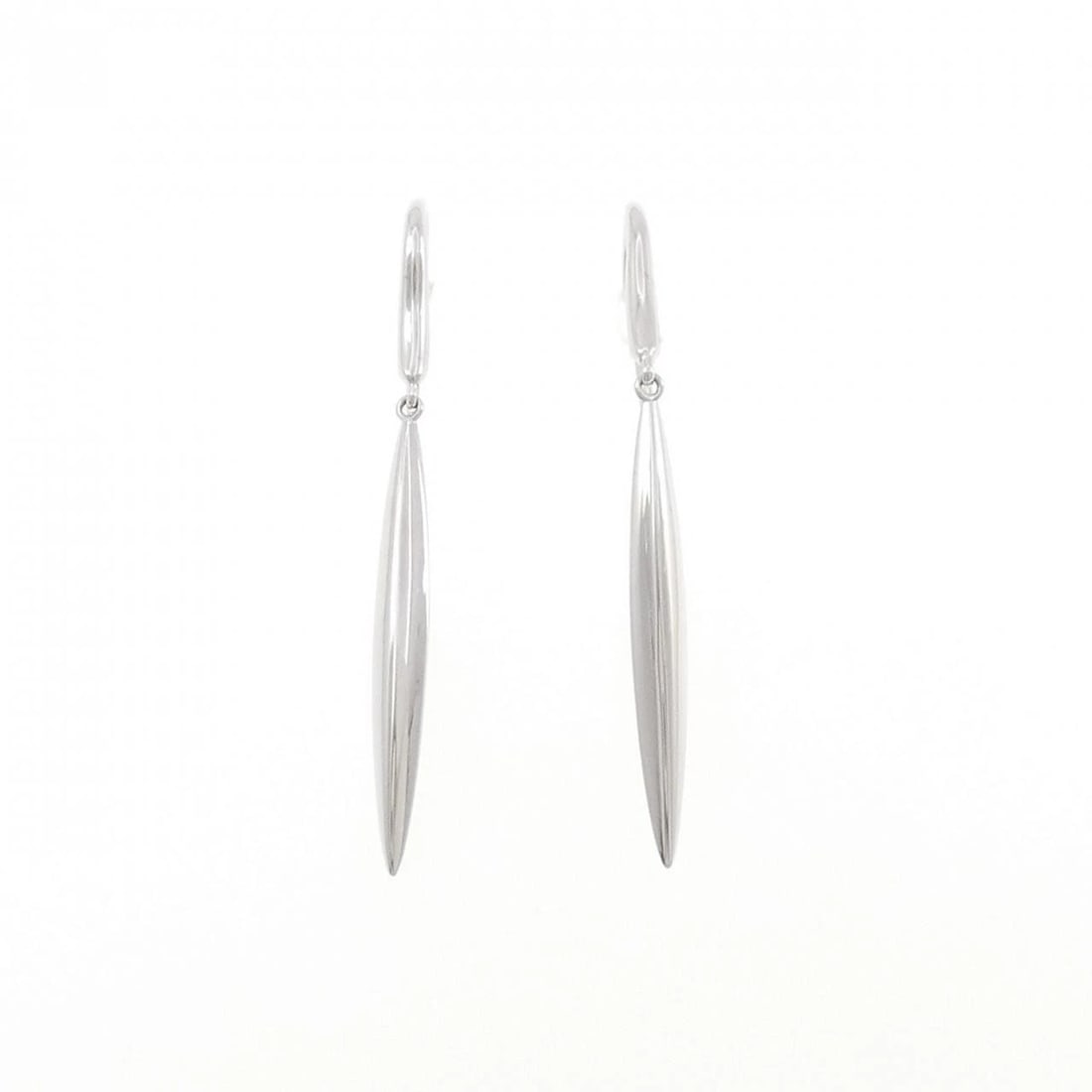 TIFFANY&CO. FEATHER PIERCE: TIFFANY&Co. Feather Pierce Brand: TIFFANY&Co. Type/Style: TIFFANY&Co. Pierce/Earring Material: 750 white gold, Color: White Gold Size: Actual Size Approximate dimensions (height x width): 47.6mm x