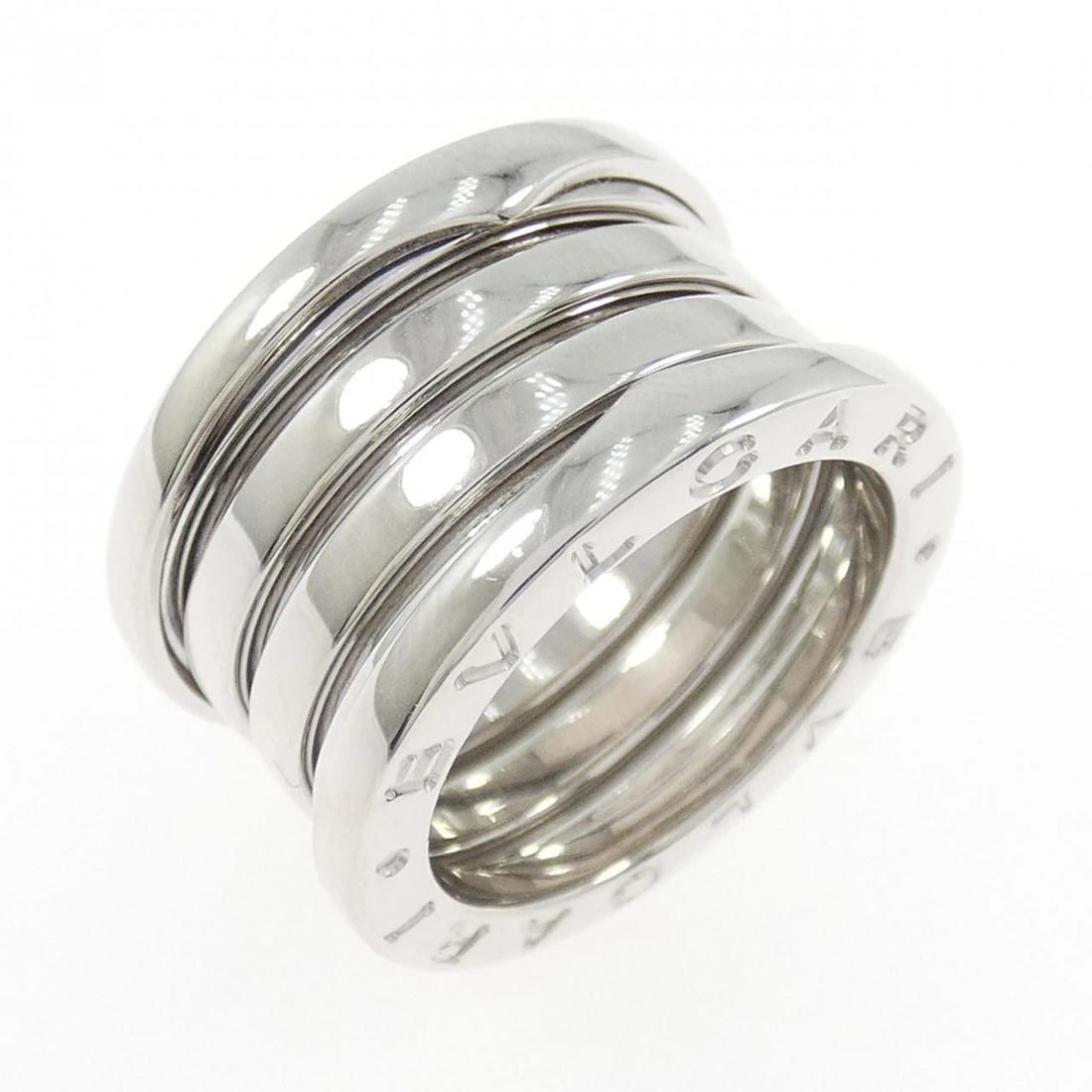 BVLGARI B.ZERO1 RING: Bvlgari B.zero1 ring Brand: BVLGARI Type/Style: Bulgari Ring Material: 750 white gold, Color: White GOLD Size: US4 1/4(48) Accessories: None Accessories Notice: When purchasing pre-owned goods,