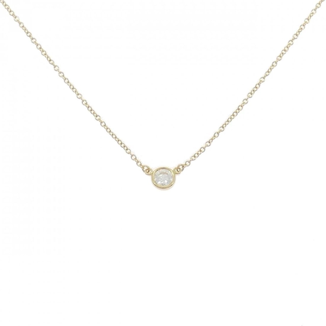 TIFFANY & CO. BY THE YARD NECKLACE: TIFFANY & Co. By the Yard Necklace Brand: TIFFANY&Co. Type/Style: TIFFANY&Co. Necklace Material: 750 yellow gold, Main Stone Natural Color: Yellow Gold Size: length41cmActual Size Diameteraround:
