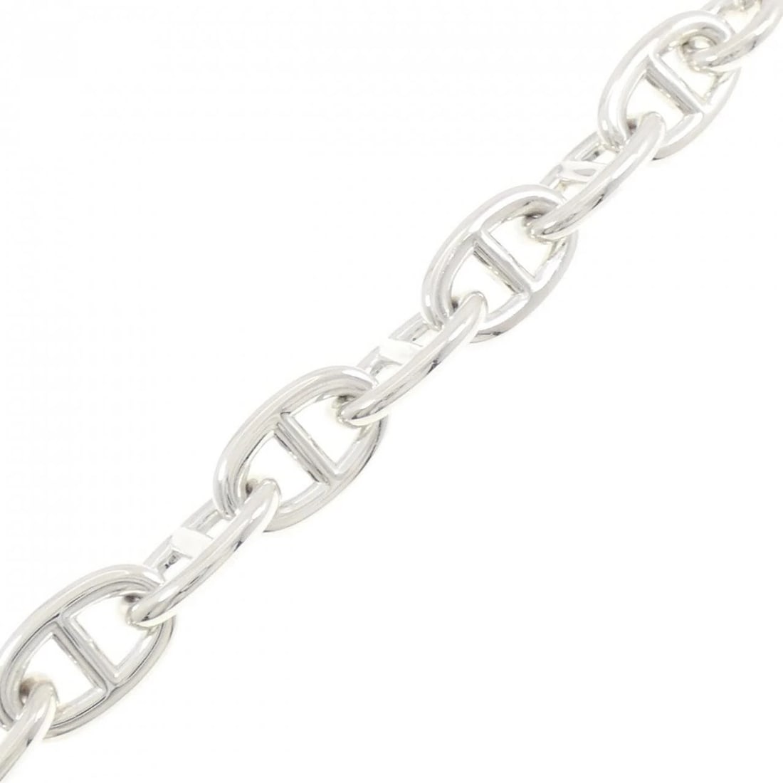HERMES CHAINE D'ANCRE TGM BRACELET: Hermes Chaine d'Ancre TGM Bracelet Brand: HERMES Type/Style: Hermes Bracelet Material: 925Silver, Color: Silver Size: 20cmActual Size Max width approx: 14.0mm Accessories: None Accessories Notice: