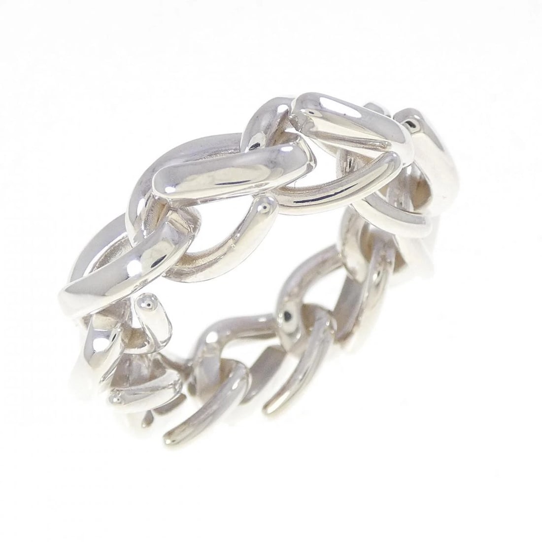 TIFFANY & CO. FORGED RING: TIFFANY & Co. Forged Ring Brand: TIFFANY&Co. Type/Style: TIFFANY & Co. Ring Material: 925Silver, Color: Silver Size: US7 3/4 Accessories: None Accessories Notice: When purchasing pre-owned goods,