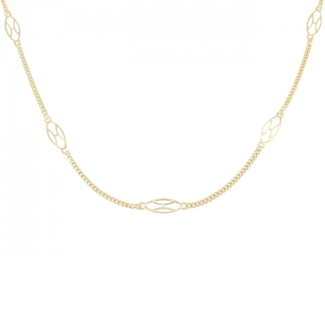 UNOAELE 750YG NECKLACE: Unoaele 750YG Necklace Brand: UNOAERRE Type/Style: Unoaerre Necklace Material: 750 yellow gold, Color: yellow gold Size: Length70cmActual Size Motif maximum width approx.: 3.8mm Chain maximum width
