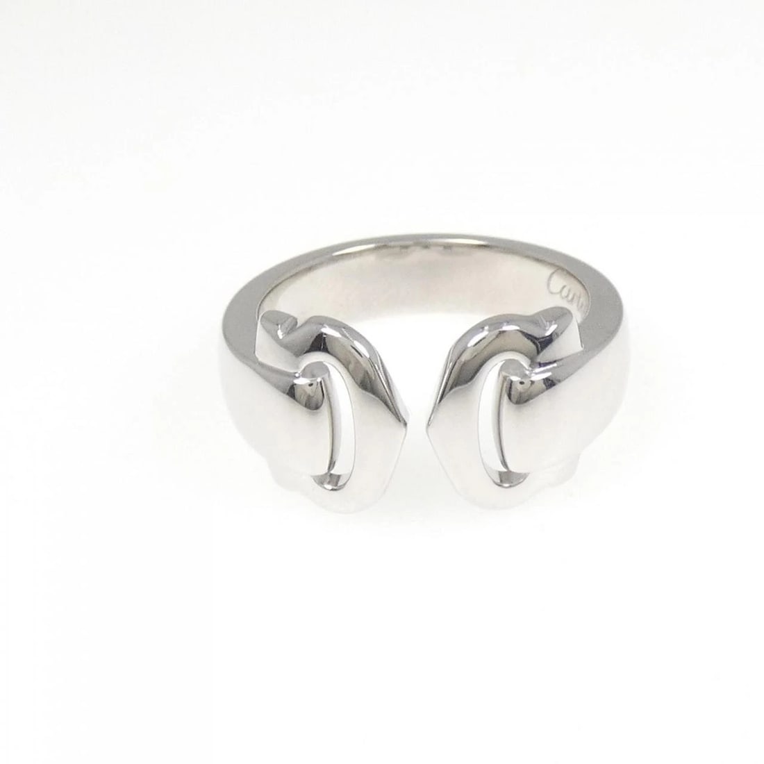 CARTIER RING: Cartier ring Brand: CARTIER Type/Style: Cartier Ring Material: 750 white gold, Color: White GOLD Size: US5 1/4(49) Accessories: None Accessories Notice: When purchasing pre-owned goods, please refer