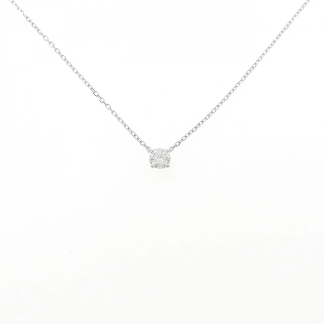 CARTIER DIAMOND NECKLACE: Cartier Diamond Necklace Brand: CARTIER Type/Style: Cartier Necklace Material: 750 white gold, Main Stone Natural Color: White GOLD Size: Length39?42cmActual Size Pendant length approx. x width