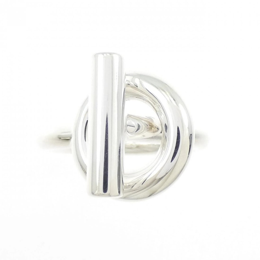 HERMES ECHAPPE RING: Hermes Echappe Ring Brand: HERMES Type/Style: Hermes Ring Material: 925Silver, Color: Silver Size: US6 1/4(52) Accessories: None Accessories Notice: When purchasing pre-owned goods, please refer to