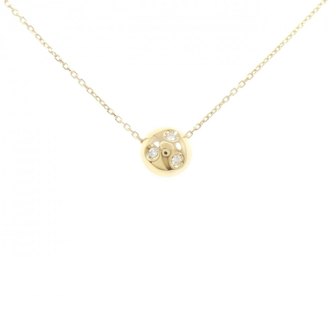 MIKIMOTO DIAMOND NECKLACE: Mikimoto Diamond Necklace Brand: MIKIMOTO Type/Style: Mikimoto Necklace Material: K18 yellow gold, Main Stone Natural Color: YELLOW GOLD Size: Length42cm Actual Size Pendant length approx. x width