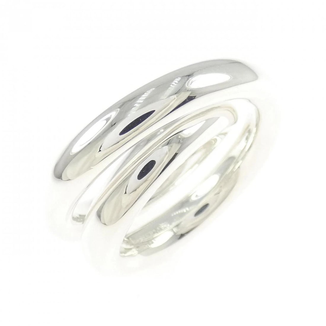 HERMES VERTIGE RING: Hermes Vertige Ring Brand: HERMES Type/Style: Hermes Ring Material: 925Silver, Color: Silver Size: US4(48) Accessories: None Accessories Notice: When purchasing pre-owned goods, please refer to the