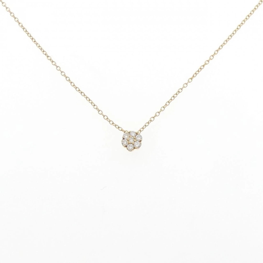 PONTE VECCHIO FLOWER NECKLACE: Ponte Vecchio Flower Necklace Brand: Ponte Vecchio Type/Style: Ponte Vecchio Necklace Material: K18 yellow gold, Main Stone Natural Color: YELLOW GOLD Size: Length36?40cm Actual Size Pendant length