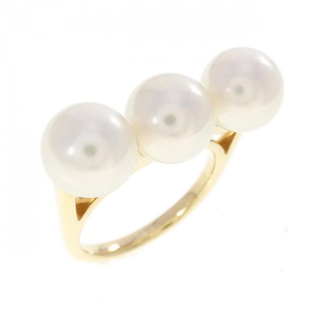 TASAKI BALANCE ELLA RING: Tasaki Balance Ella Ring Brand: TASAKI Type/Style: Tasaki Ring Material: 750 yellow gold, Main Stone Akoya Pearl Color: YELLOW GOLD Size: US5 1/4 Accessories: None Accessories Notice: When purchasing