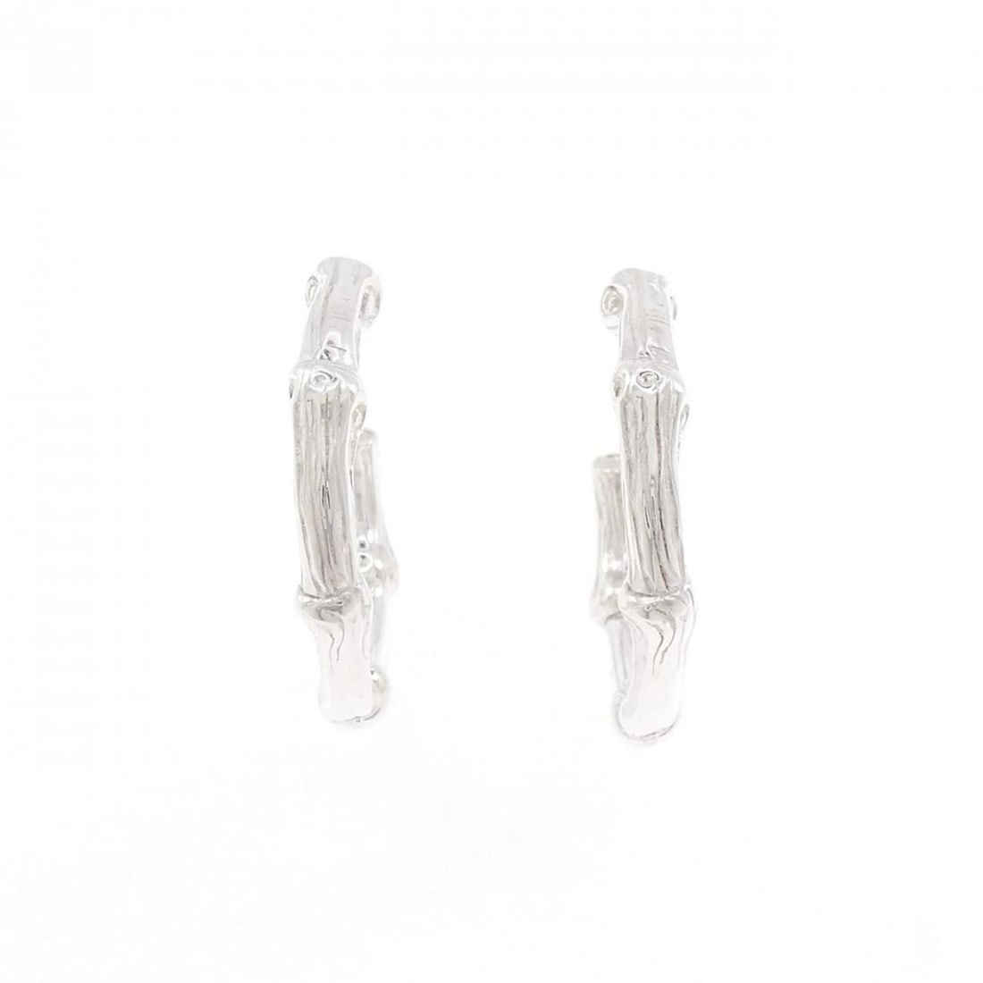 TIFFANY & CO. BAMBOO PIERCE: TIFFANY & Co. Bamboo Pierce Brand: TIFFANY&Co. Type/Style: TIFFANY&Co. Pierce/Earring Material: 925Silver, Color: SILVER Size: Actual Size Approximate dimensions (height x width): 28.4cm x 4.4cm