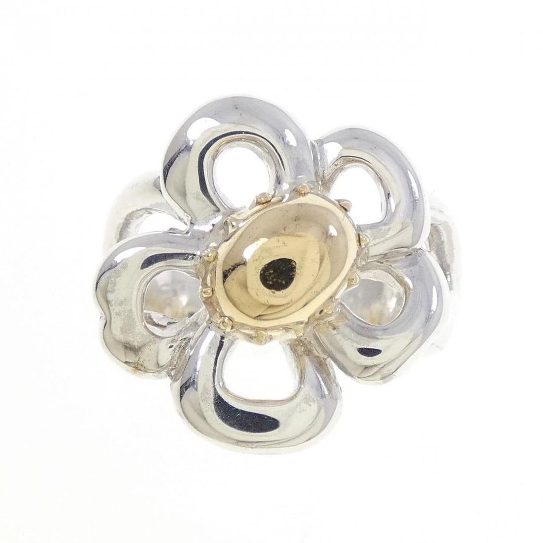 HERMES FLEUR RING: Hermes Fleur Ring Brand: HERMES Type/Style: Hermes Ring Material: 925Silver/Hallmark, Color: Silver/Hallmark Size: US6 1/2(53) Accessories: None Accessories Notice: When purchasing pre-owned goods,