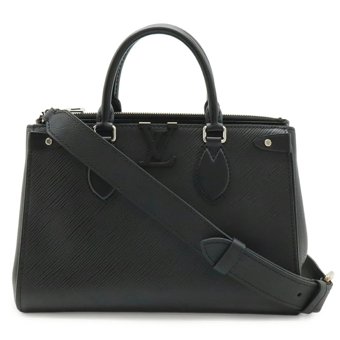 LOUIS VUITTON EPI GRENELLE TOTE PM HANDBAG: Louis Vuitton Epi Grenelle Tote PM Handbag Brand: Louis Vuitton Type/Style: Handbag, Shoulder bag Material: Epi leather Color: Black, Noir Size: (HxWxD) 19cm x 27.5cm x 11.5cm / 7.48inch x 10.82inch x