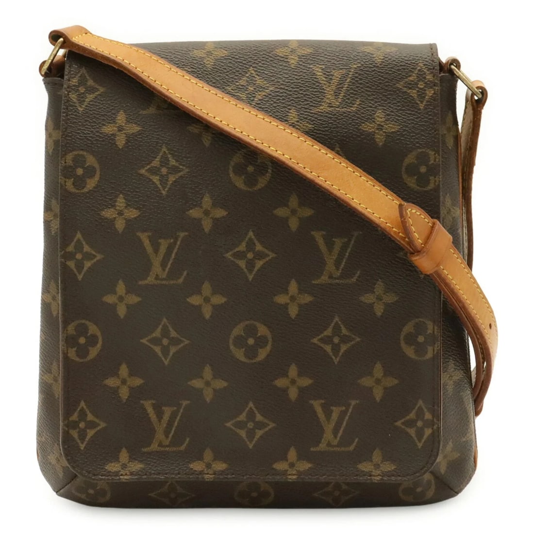 LOUIS VUITTON MONOGRAM MUSETTE SALSA LONG SHOULDER BAG: Louis Vuitton Monogram Musette Salsa Long Shoulder Bag Brand: Louis Vuitton Type/Style: Shoulder bag Material: Monogram Color: Brown Size: (HxWxD) 24cm x 23cm x 4.5cm / 9.44inch x 9.05inch x 1.77inch