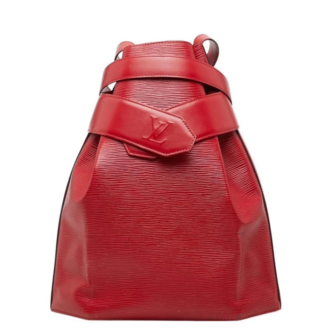 LOUIS VUITTON EPI SAC DEPAULE GM SHOULDER BAG: Louis Vuitton Epi Sac Depaule GM Shoulder Bag Brand: Louis Vuitton Type/Style: Pouch, Shoulder bag Material: Leather Color: Castilian red Size: (HxWxD) 35cm x 29.5cm x 14.5cm / 13.77inch x 11.61inch x
