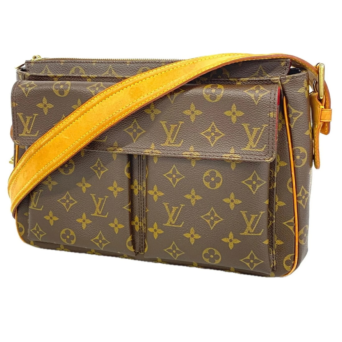 LOUIS VUITTON MONOGRAM VIVACITE GM SHOULDER BAG: Louis Vuitton Monogram Vivacite GM Shoulder Bag Brand: Louis Vuitton Type/Style: Shoulder bag Material: none Color: Brown Size: (HxWxD) 22cm x 31cm x 10cm / 8.66inch x 12.2inch x 3.93inch Accessor