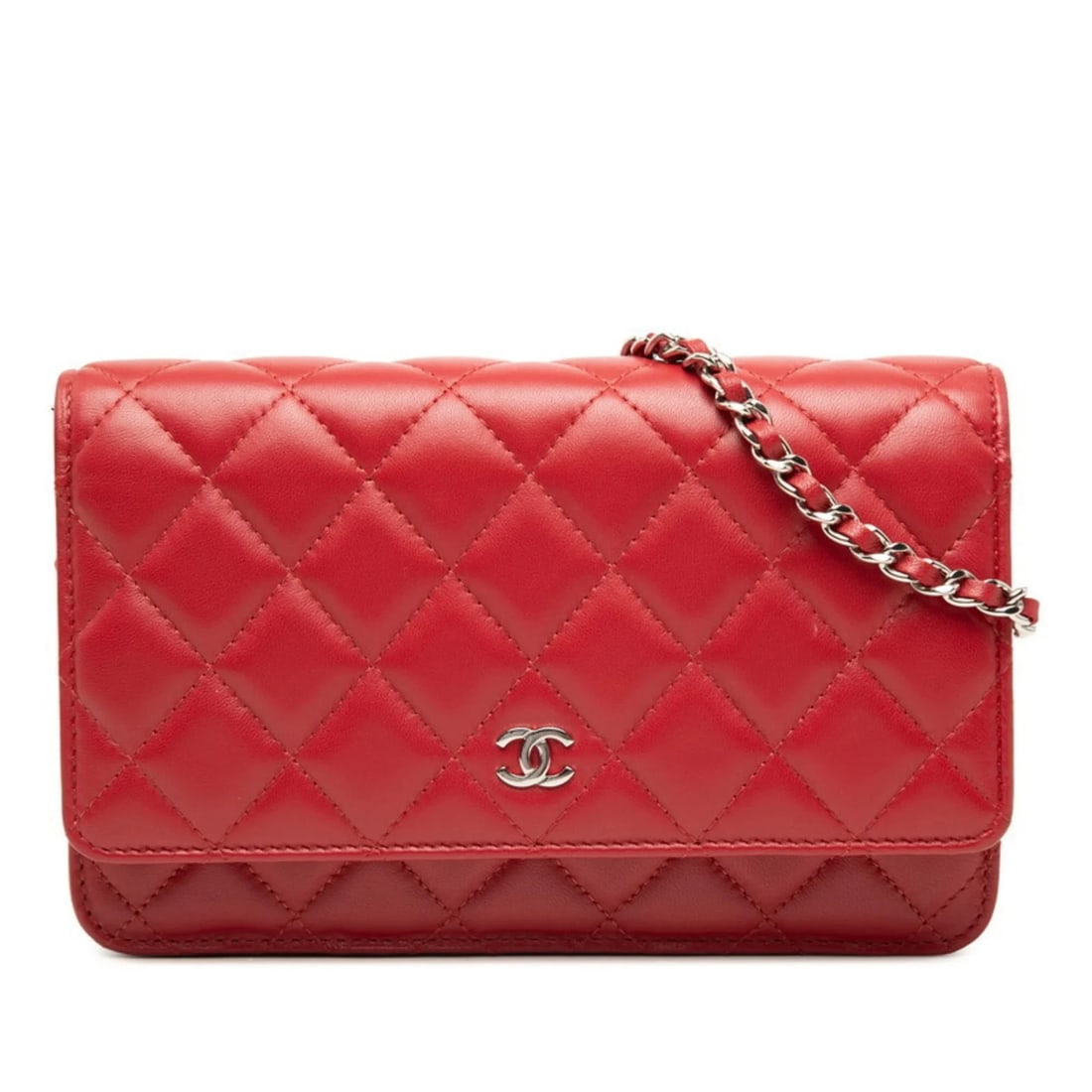 CHANEL COCO MARK TIMELESS CLASSIC CHAIN SHOULDER BAG: Chanel Coco Mark Timeless Classic Chain Shoulder Bag Brand: Chanel Type/Style: Shoulder bag Material: Leather Color: Red color Size: (HxWxD) 13cm x 19cm x 4cm / 5.11inch x 7.48inch x 1.57inch