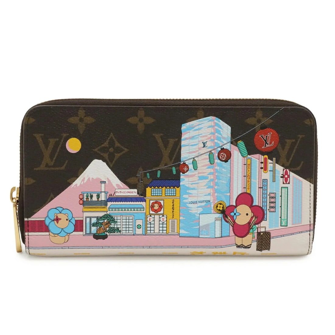 LOUIS VUITTON MONOGRAM ZIPPY WALLET ROUND LONG: Louis Vuitton Monogram Zippy Wallet Round Long Brand: Louis Vuitton Type/Style: Long wallet (bi-fold) Material: Monogram Color: Brown, Multi-color Size: (HxWxD) 10.5cm x 19.5cm / 4.13inch x 7.67inch