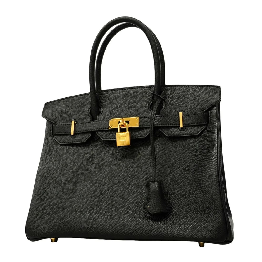 HERMES BIRKIN 30 HANDBAG, VEAU EPSOM LEATHER: Hermes Birkin 30 handbag, Veau Epsom leather Brand: Hermes Type/Style: Handbag Material: Leather Color: Black Size: (HxWxD) 24cm x 30cm x 16cm / 9.44inch x 11.81inch x 6.29inch Accessories: None <