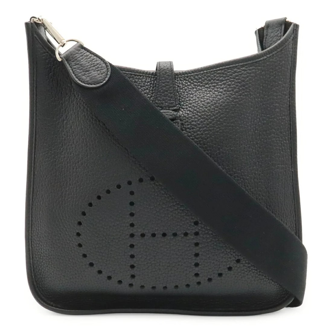 HERMES SHOULDER BAG, TOGO LEATHER, BLACK: HERMES Shoulder Bag, Togo Leather, Black Brand: Hermes Type/Style: Shoulder bag Material: Leather Color: Black Size: (HxWxD) 28cm x 29cm x 8cm / 11.02inch x 11.41inch x 3.14inch Accessories: None