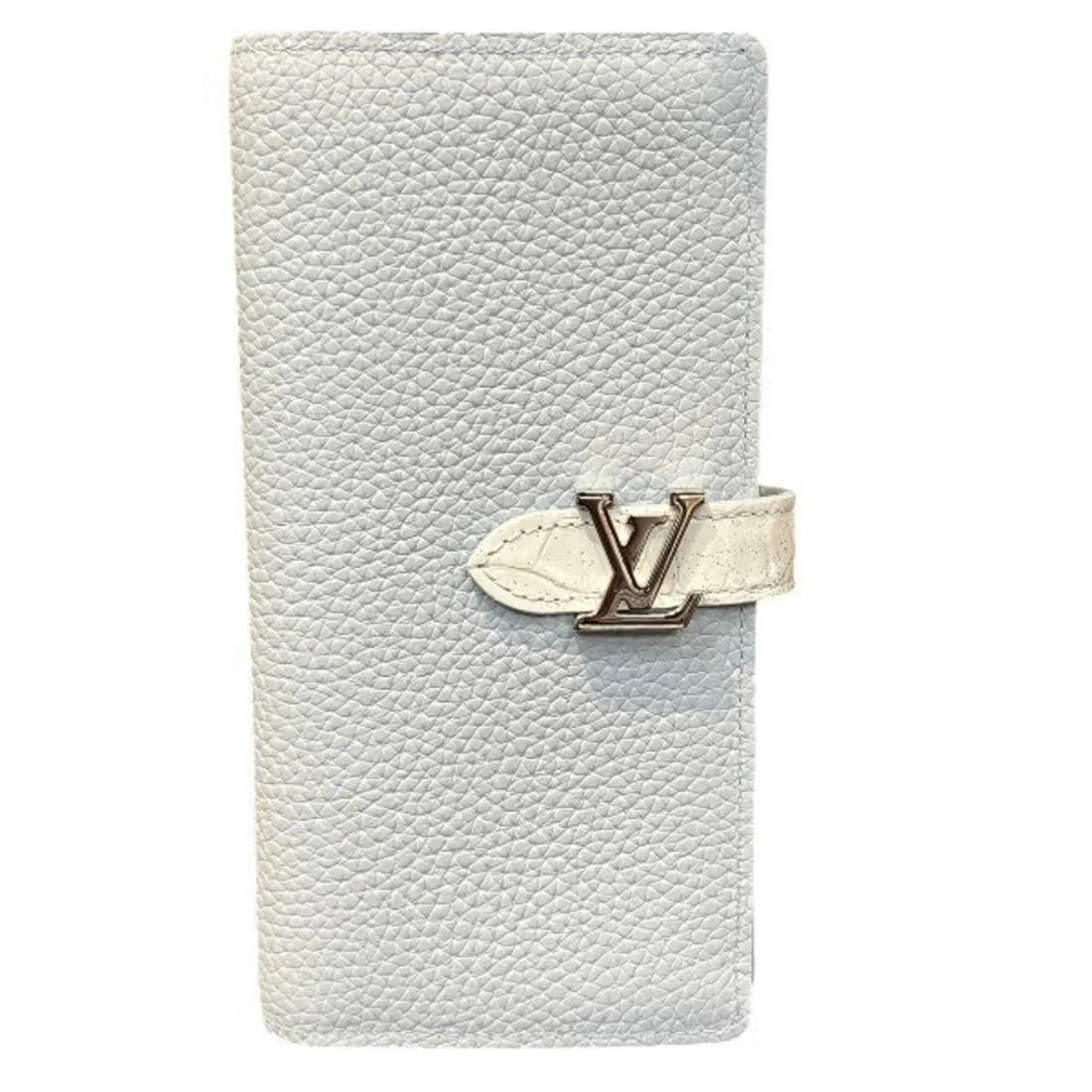 LOUIS VUITTON TAURILLON VERTECAL WALLET: Louis Vuitton Taurillon Vertecal Wallet Brand: Louis Vuitton Type/Style: Long wallet (bi-fold) Material: Leather Color: none Size: (HxWxD) 19cm x 10cm x 2cm / 7.48inch x 3.93inch x 0.78inch Access