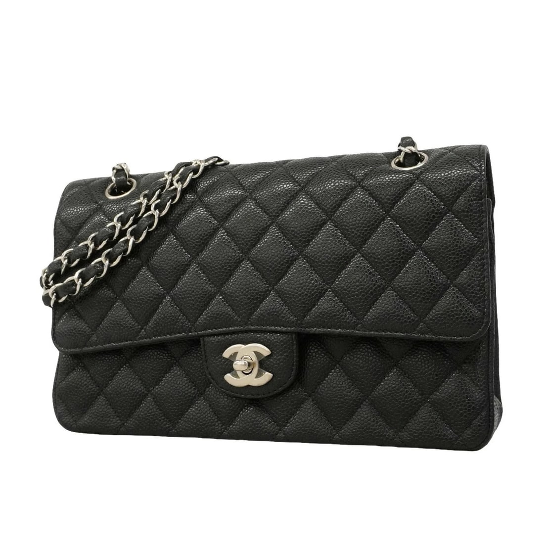 CHANEL MATELASSE SHOULDER BAG, DOUBLE FLAP, CHAIN (1 of 3)
