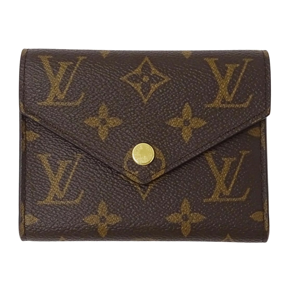 LOUIS VUITTON WOMEN'S TRI-FOLD WALLET PORTEFEUILLE: Louis Vuitton Women's Tri-fold Wallet Portefeuille Brand: Louis Vuitton Type/Style: Wallet (tri-fold) Material: Monogram Color: Monogram Size: (HxWxD) 9.5cm x 12cm x 2cm / 3.74inch x 4.72inch x