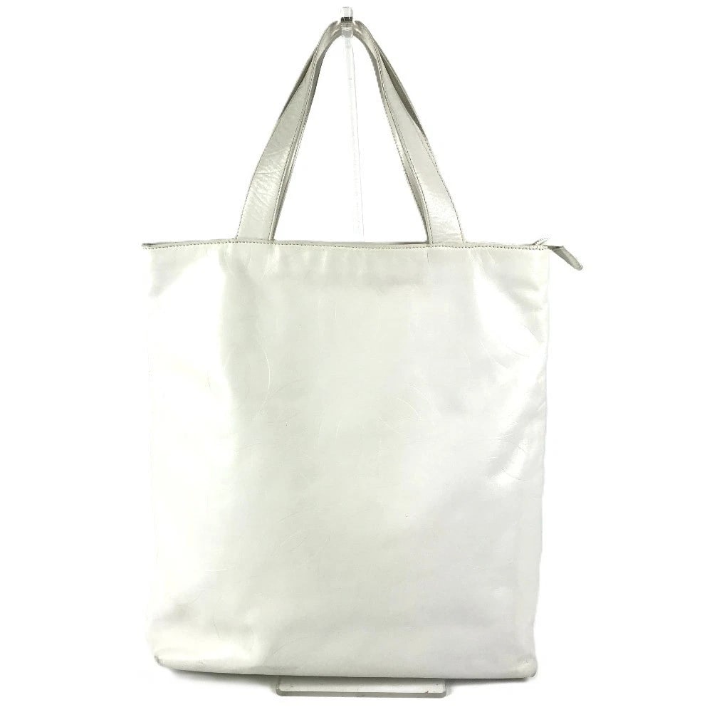CHANEL MARK FULL LOGO TOTE BAG VERTICAL TOTE SHOULDER BAG: CHANEL Mark full logo Tote Bag Vertical Tote Shoulder Bag Brand: CHANEL Type/Style: Shoulder Bag Material: Leather Color: White Size: W13.6xH14.6xD4.5inch / W34.5cmxH37cmxD11.5cm Accessories: None