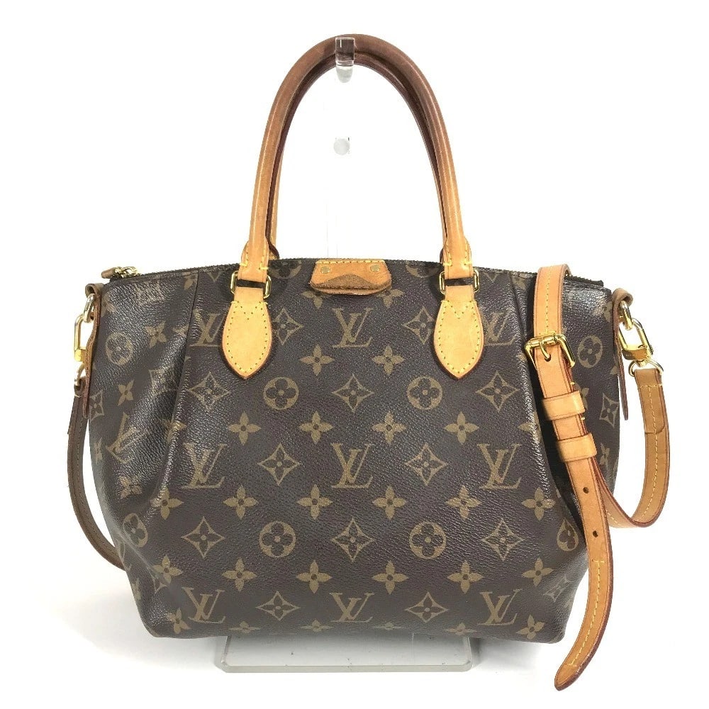 LOUIS VUITTON MONOGRAM TUREN PM TOTE BAG: LOUIS VUITTON Monogram Turen PM Tote Bag Brand: LOUIS VUITTON Type/Style: Shoulder Bag Material: MonogramCanvas Color: Brown Size: W9.1xH8.9xD4.1inch / W23cmxH22.5cmxD10.5cm Accessories: None