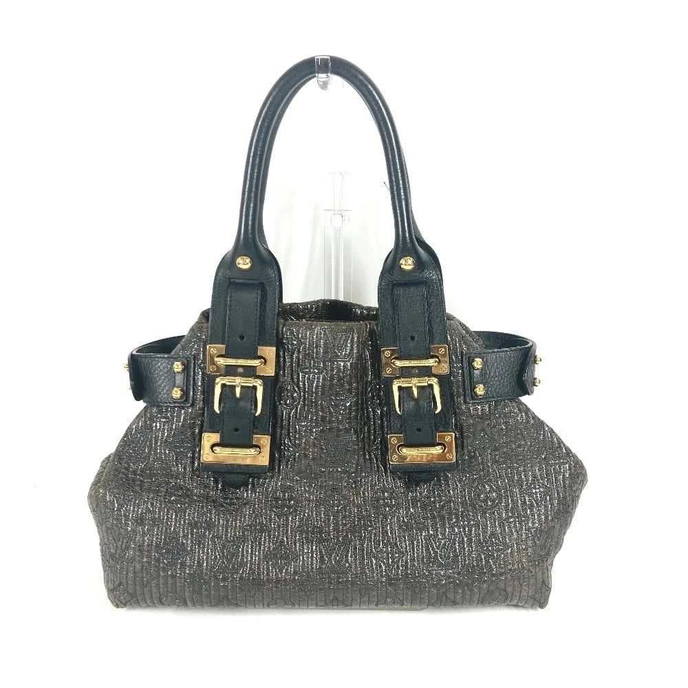 LOUIS VUITTON MONOGRAMMOTARD BIKER HAND BAG TOTE BAG: LOUIS VUITTON MonogramMotard Biker Hand Bag Tote Bag Brand: LOUIS VUITTON Type/Style: Shoulder Bag Material: MonogramMotard Color: Noir / Black Size: W13.4xH9.4xD5.5inch / W34cmxH24cmxD14cm Access