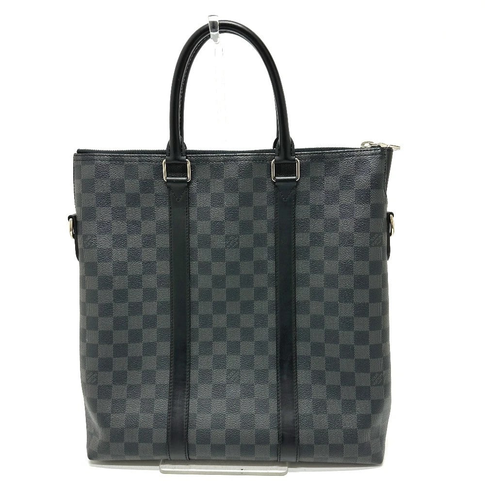 LOUIS VUITTON DAMIER GRAPHITE ANTON BAG TOTE BAG: LOUIS VUITTON Damier Graphite Anton Bag Tote Bag Brand: LOUIS VUITTON Type/Style: Tote Bag Material: DamierGraphiteCanvas Color: Black Size: W13.8xH14.2xD3.1inch / W35cmxH36cmxD8cm Accessories: None