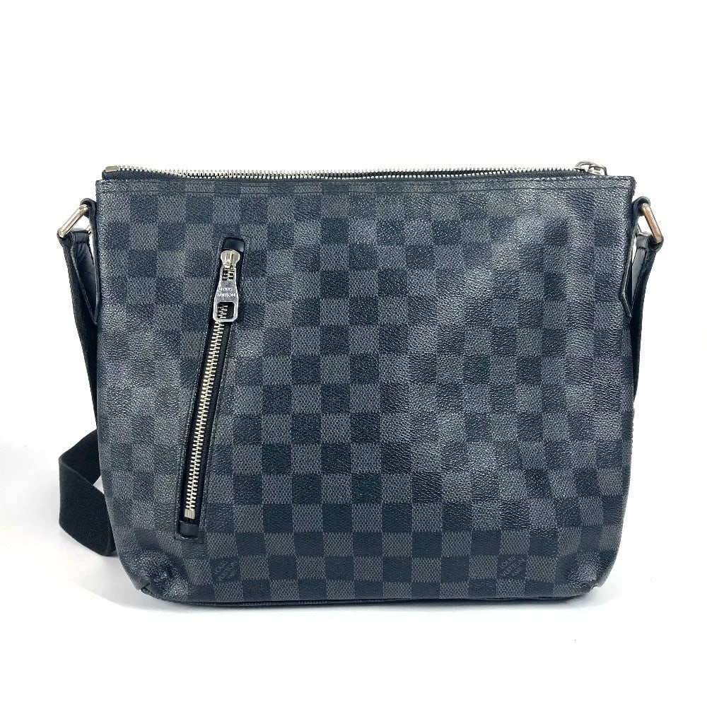 LOUIS VUITTON DAMIER GRAPHITE MICK PM CROSSBODY SHOULDER BAG: LOUIS VUITTON Damier Graphite Mick PM Crossbody Shoulder Bag Brand: LOUIS VUITTON Type/Style: Shoulder Bag Material: DamierGraphiteCanvas Color: Black Size: W12.4xH9.3xD2.4inch / W31.5cmxH23.5cmxD6cm 