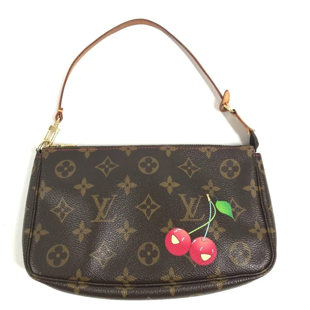 LOUIS VUITTON MONOGRAM CHERRY POCHETTEACCESSOIRES HANDBAG (1 of 5)