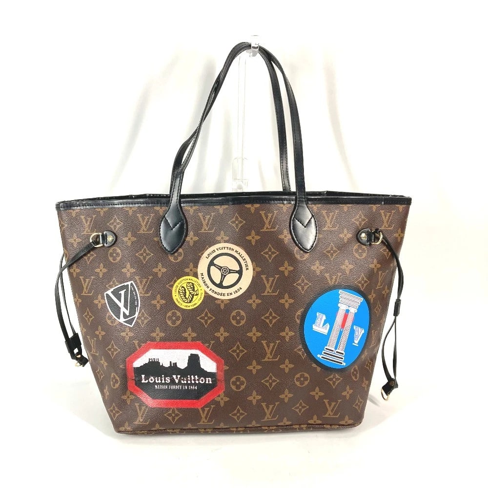 LOUIS VUITTON MY MONOGRAM WORLD TOUR TOTE BAG: LOUIS VUITTON My Monogram World Tour Tote Bag Brand: LOUIS VUITTON Type/Style: Shoulder Bag Material: MonogramCanvas Color: BrownxBlack Size: W12.6xH11.4xD5.9inch / W32cmxH29cmxD15cm Accessories: