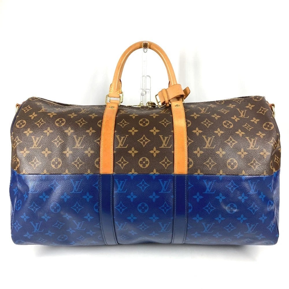 LOUIS VUITTON MONOGRAM SPLIT SHOULDER DUFFLE BAG - 2
