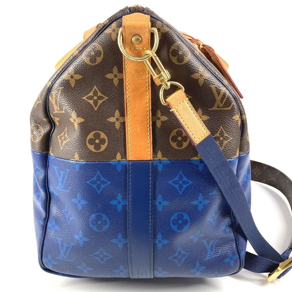 LOUIS VUITTON MONOGRAM SPLIT SHOULDER DUFFLE BAG - 4