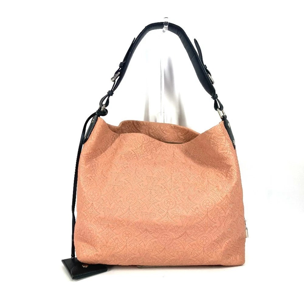 LOUIS VUITTON MONOGRAM ANTHIA HOBO PM TOTE BAG: LOUIS VUITTON Monogram anthia Hobo PM Tote Bag Brand: LOUIS VUITTON Type/Style: Shoulder Bag Material: Monogram antique leather Color: Rose / pinkxBlack Size: W13.0xH12.0xD5.9inch / W33cmxH30.5cmxD15c