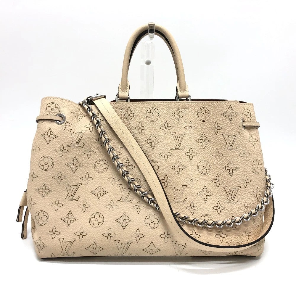 LOUIS VUITTON MAHINA BELLA 2WAY BAG TOTE BAG: LOUIS VUITTON Mahina Bella 2WAY bag Tote Bag Brand: LOUIS VUITTON Type/Style: Tote Bag Material: Calf leather Color: GALET(Galet) / SilverHardware Size: W13.0xH9.8xD5.1inch / W33cmxH25cmxD13cm Acc