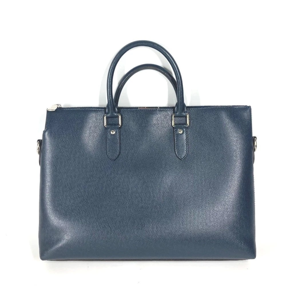 LOUIS VUITTON TAIGA ANTON 2WAY BAG CROSSBODY SHOULDER BAG: LOUIS VUITTON Taiga Anton 2WAY Bag Crossbody Shoulder Bag Brand: LOUIS VUITTON Type/Style: Business bag Material: Taiga Leather Color: Blue Marine / Navy Size: W13.6xH10.8xD2.4inch / W34.5cmxH27.5cmxD
