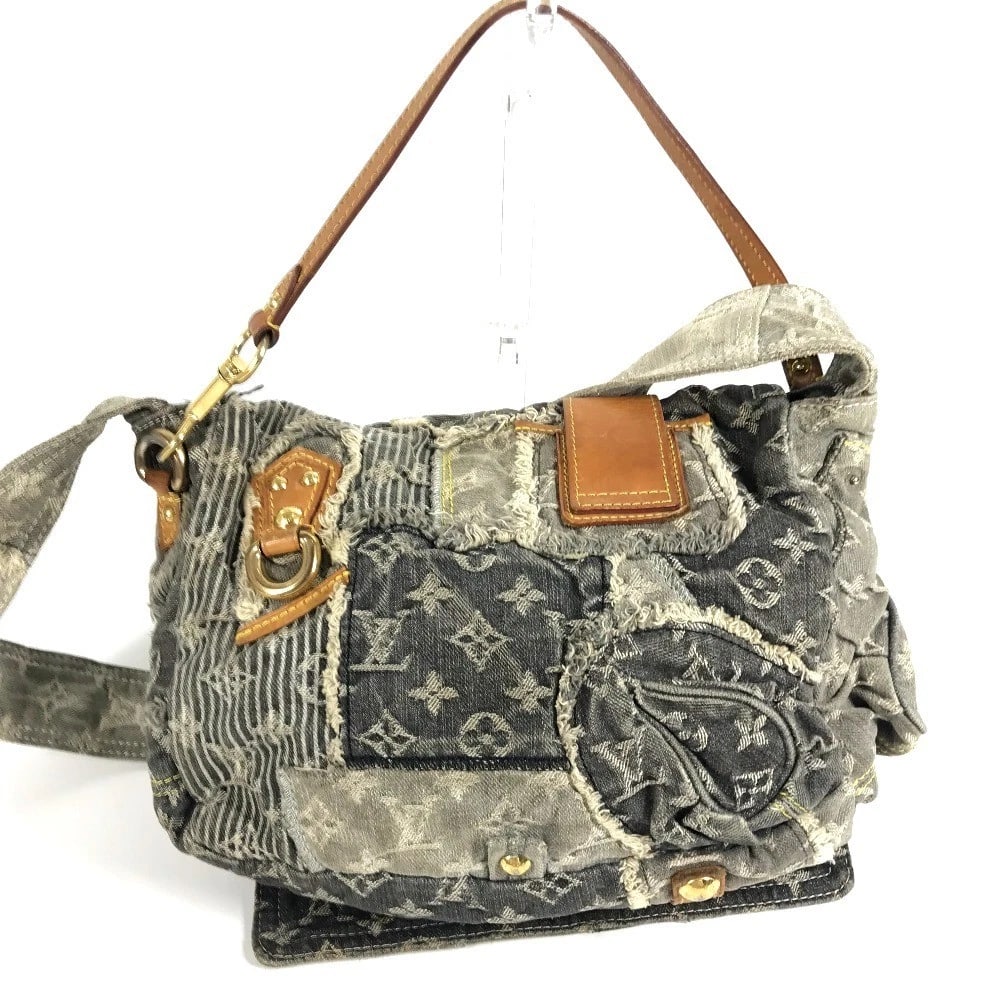 LOUIS VUITTON MONOGRAMDENIM PATCHWORK POSTY BAG - 2
