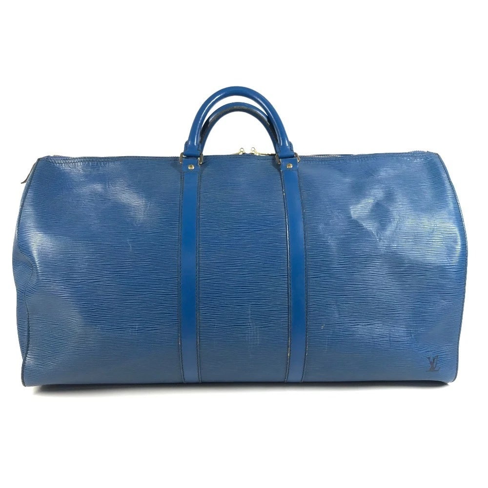 LOUIS VUITTON KEEPALL 55 HANDBAG DUFFLE BAG EPI LEATHER (1 of 4)